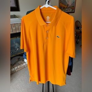 Lacoste Sport Golf Polo, Orange, Size XL-6, NWOT.